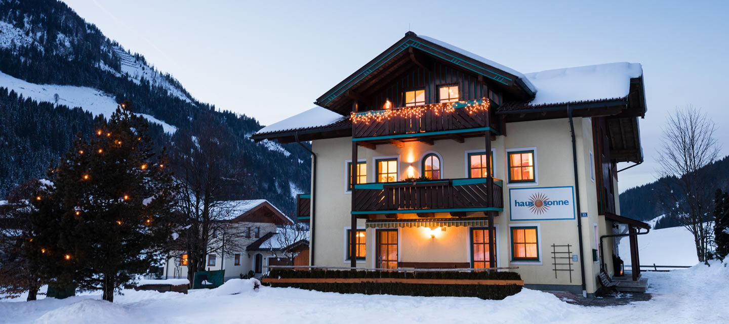 Appartements Haus Sonne, Winterurlaub in Kleinarl